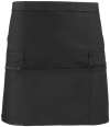 PR105 Waist Apron Black Black colour image